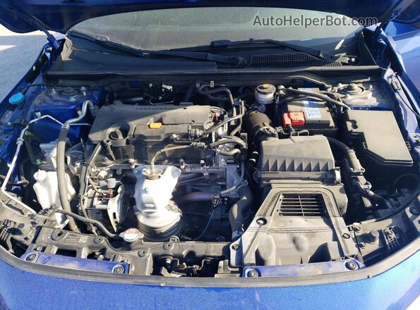 2HGFE2F5XNH575446 2022 HONDA CIVIC Синий Вид задней части салона