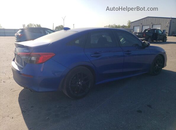 2HGFE2F5XNH575446 2022 HONDA CIVIC Синий Задняя правая четверть