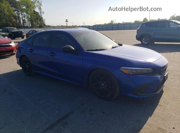 2HGFE2F5XNH575446 2022 HONDA CIVIC Синий Передняя правая четверть