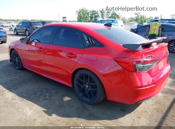 2HGFE2F5XNH587404 2022 HONDA CIVIC Red უკანა მარცხენა