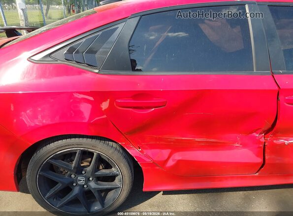 2HGFE2F5XNH587404 2022 HONDA CIVIC Red წინა ხედი