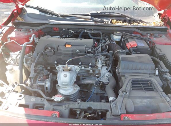 2HGFE2F5XNH587404 2022 HONDA CIVIC Red უკანა ხედი