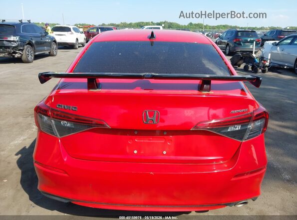 2HGFE2F5XNH587404 2022 HONDA CIVIC Red 
