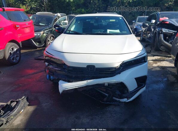 2HGFE2F5XNH600507 2022 HONDA CIVIC White Instrument cluster view