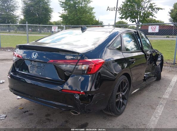 2HGFE2F5XNH607764 2022 HONDA CIVIC Black Rear right