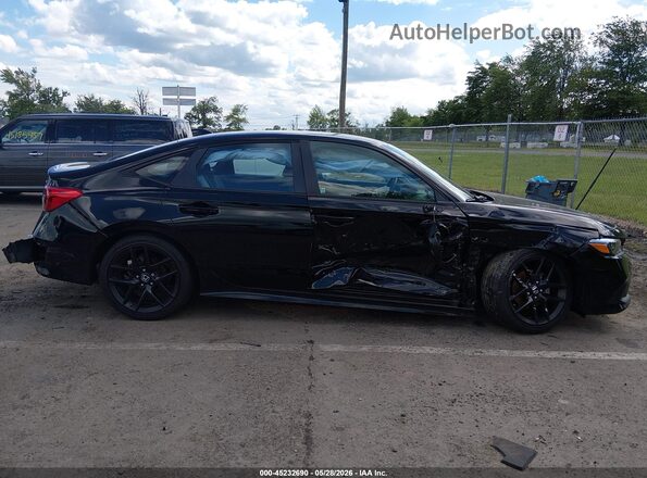 2HGFE2F5XNH607764 2022 HONDA CIVIC Black Rear interior view