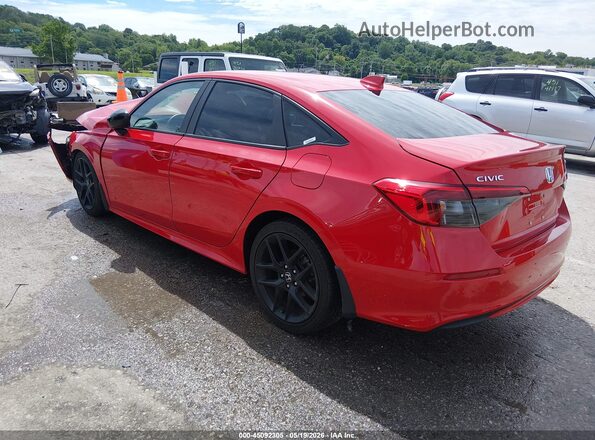2HGFE2F5XPH508056 2023 HONDA CIVIC Red Задня ліва чверть