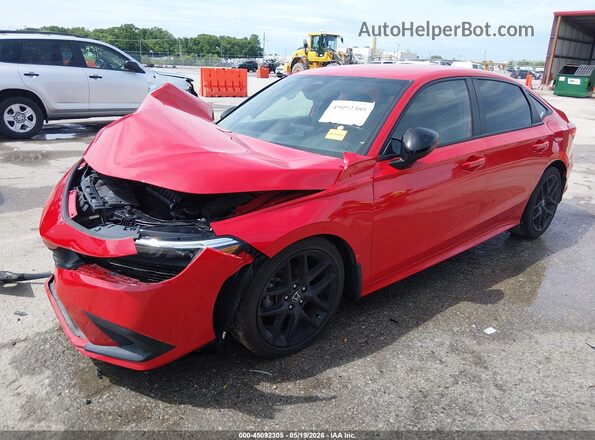 2HGFE2F5XPH508056 2023 HONDA CIVIC Red Передня ліва чверть