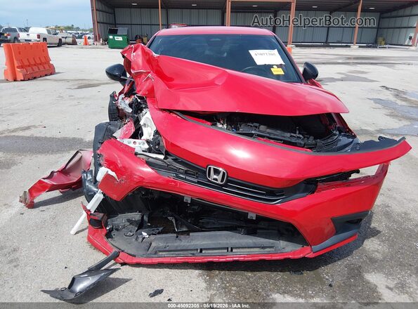 2HGFE2F5XPH508056 2023 HONDA CIVIC Red Вид спереду