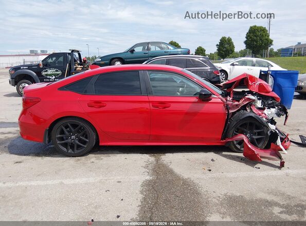 2HGFE2F5XPH508056 2023 HONDA CIVIC Red Вид задньої частини салону
