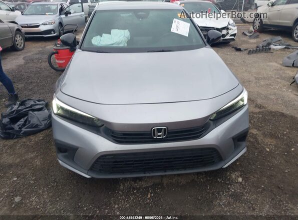 2HGFE2F5XPH544927 2023 HONDA CIVIC Silver Rear interior view