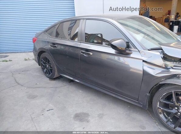 2HGFE2F5XRH501417 2024 HONDA CIVIC Black Widok wnętrza z tyłu