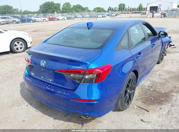 2HGFE2F5XRH544090 2024 HONDA CIVIC Blue Հետևի աջ
