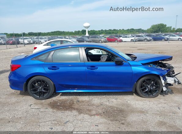 2HGFE2F5XRH544090 2024 HONDA CIVIC Blue Սալոնի 360 աստիճան տեսք