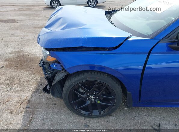 2HGFE2F5XRH544090 2024 HONDA CIVIC Blue Դիմացի տեսք