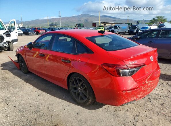 2HGFE2F5XRH581169 2024 HONDA CIVIC Красный Задняя левая четверть