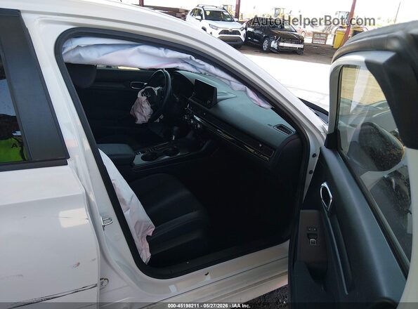 2HGFE2F5XSH525125 2025 HONDA CIVIC White Front interior view