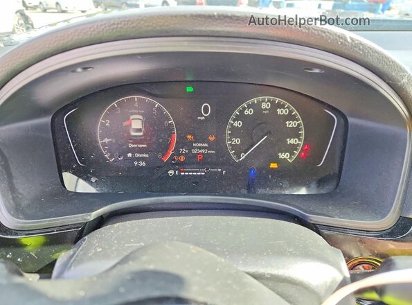 2HGFE2F5XSH544600 2025 HONDA CIVIC Gray Vista del cuadro de instrumentos