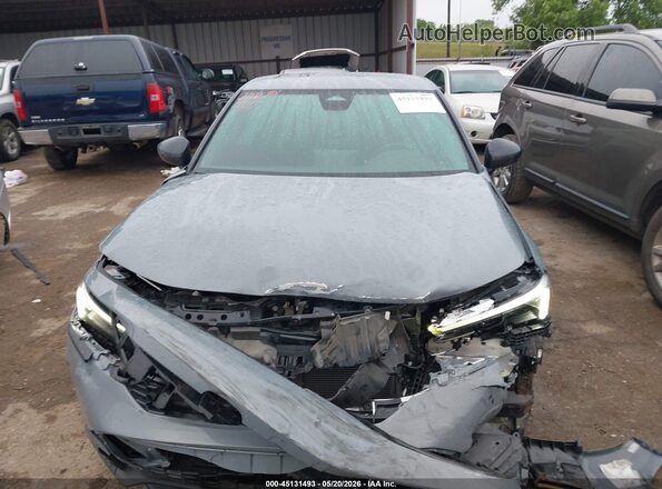 2HGFE2F5XSH545018 2025 HONDA CIVIC Gray Вид щитка приладів