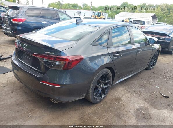 2HGFE2F5XSH558240 2025 HONDA CIVIC Gray Trasero derecho