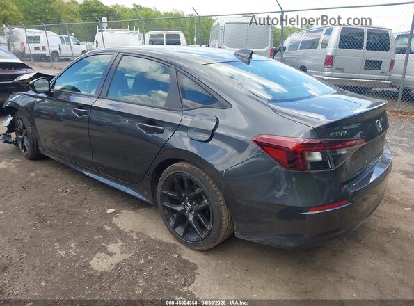 2HGFE2F5XSH558240 2025 HONDA CIVIC Gray Trasero izquierdo