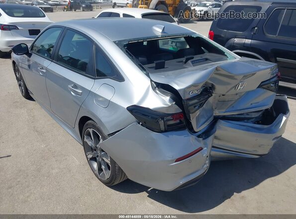 2HGFE4F80SH300329 2025 HONDA CIVIC Silver Rear left