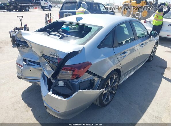 2HGFE4F80SH300329 2025 HONDA CIVIC Silver Rear right