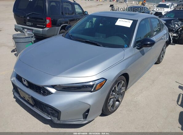 2HGFE4F80SH300329 2025 HONDA CIVIC Silver Front left