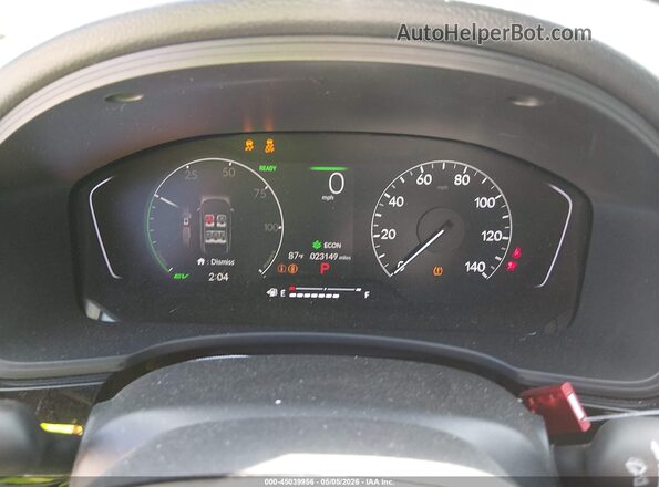 2HGFE4F80SH332603 2025 HONDA CIVIC Black უკანა სავარძლების ხედი