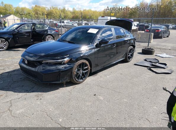 2HGFE4F82TH337190 2026 HONDA CIVIC Black Vista tres cuartos delantera izquierda