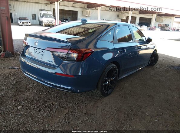 2HGFE4F84TH307172 2026 HONDA CIVIC Синий Задняя правая четверть