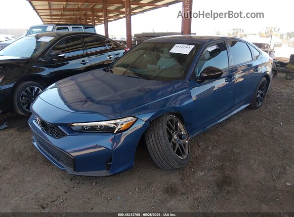2HGFE4F84TH307172 2026 HONDA CIVIC Синий Передняя левая четверть