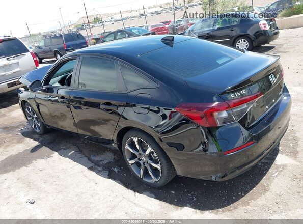 2HGFE4F85SH304750 2025 HONDA CIVIC Black Rear left