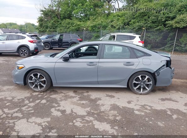 2HGFE4F86SH307558 2025 HONDA CIVIC Light Blue Widok wnętrza 360 stopni