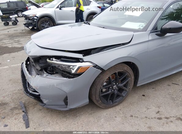 2HGFE4F86SH338583 2025 HONDA CIVIC Gray Widok z przodu