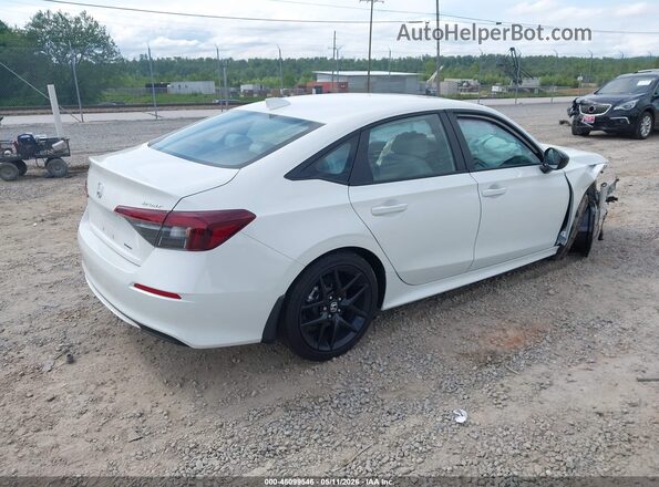 2HGFE4F86SH339443 2025 HONDA CIVIC HYBRID White Задня права чверть