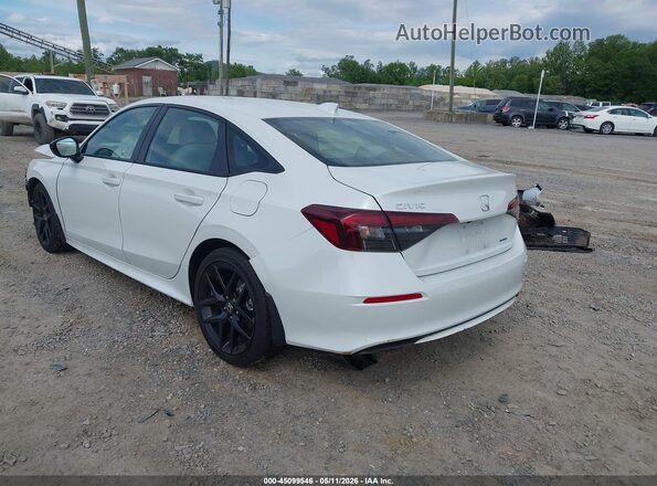 2HGFE4F86SH339443 2025 HONDA CIVIC HYBRID White Задня ліва чверть