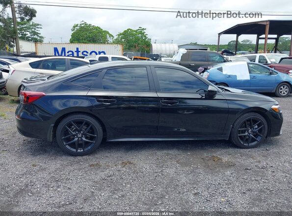 2HGFE4F88SH315435 2025 HONDA CIVIC Black Սալոնի հետևի տեսք