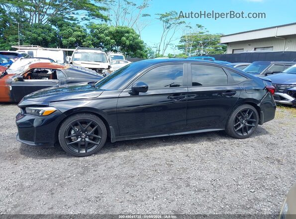 2HGFE4F88SH315435 2025 HONDA CIVIC Black Սալոնի 360 աստիճան տեսք