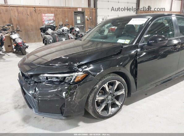 2HGFE4F88SH320859 2025 HONDA CIVIC Black Դիմացի տեսք