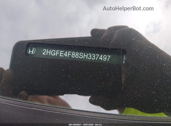 2HGFE4F88SH337497 2025 HONDA CIVIC Серый Вид подкапотного пространства