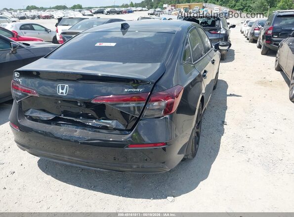 2HGFE4F88SH348774 2025 HONDA CIVIC Black Tył prawy