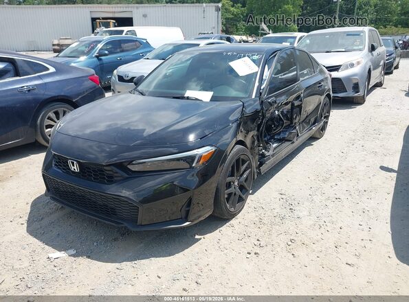 2HGFE4F88SH348774 2025 HONDA CIVIC Black Przód lewy