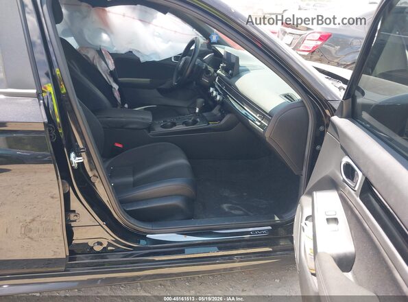 2HGFE4F88SH348774 2025 HONDA CIVIC Black Widok wnętrza z przodu
