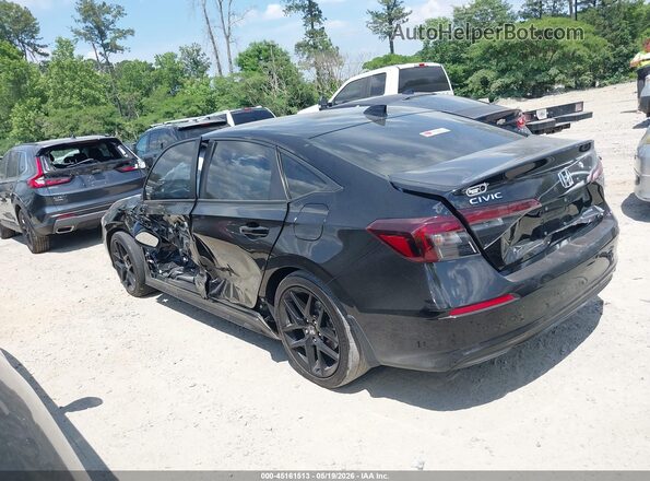 2HGFE4F88SH348774 2025 HONDA CIVIC Black Widok wnętrza 360 stopni