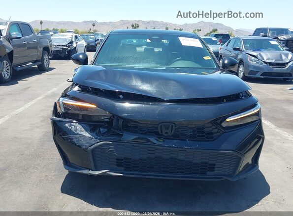 2HGFE4F8XSH303352 2025 HONDA CIVIC Black Вид щитка приладів