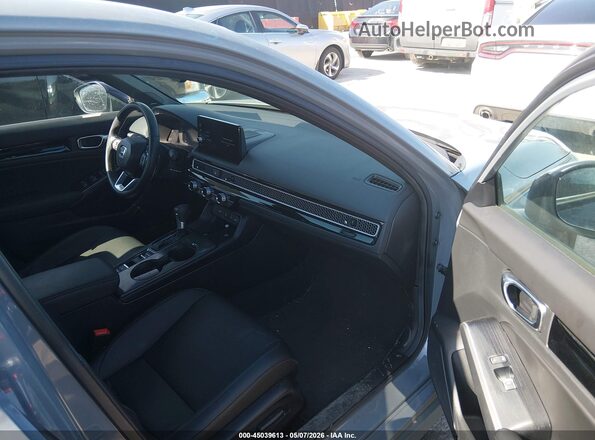 2HGFE4F8XSH314447 2025 HONDA CIVIC Gray Widok wnętrza z przodu