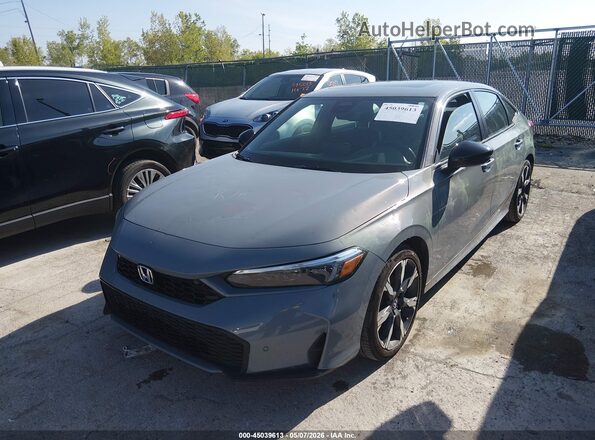 2HGFE4F8XSH314447 2025 HONDA CIVIC Gray Przód lewy