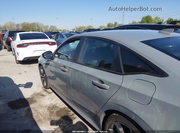 2HGFE4F8XSH314447 2025 HONDA CIVIC Gray Widok wnętrza 360 stopni