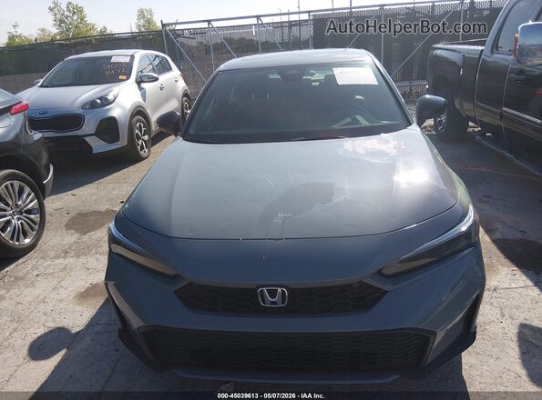 2HGFE4F8XSH314447 2025 HONDA CIVIC Gray Widok zestawu wskaźników